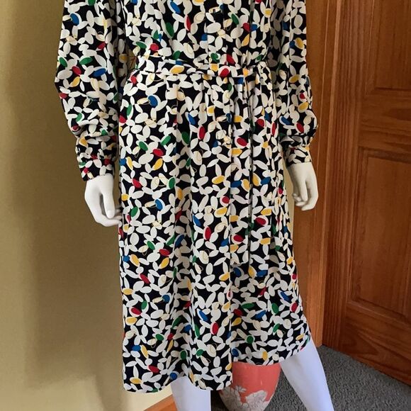 Vintage La Chemise Long Sleeve Polyester Dress - Picture 8 of 9